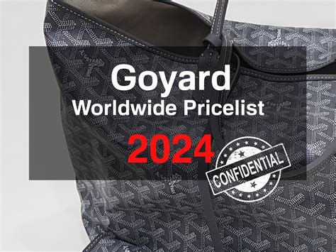 goyard prices in japan|Goyard belvedere pm price 2023.